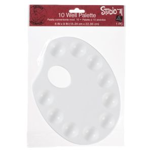 Studio Artist Palette Oblong Wells 6.5 X 9 Inches