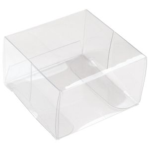 Clear Plastic Favor Box Square 2 Inches