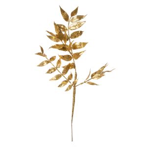 Gold Leaves Pick Glitter 12 Inches 4 Tips