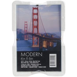 Glass Clip Photo Frame 4 X 6 Inches