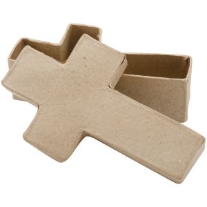 Darice Paper Mache Cross 5 Inch