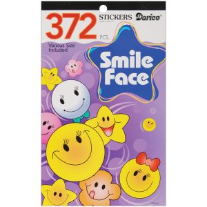 Sticker Book 9.5 X 6 Inches Smiley Face
