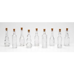 Darice Glass Bottle Clear 5 Inch 1 Pack of 1 Piece