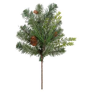 Christmas Decoration Iced Spray Pick 17 inch 1 Pc