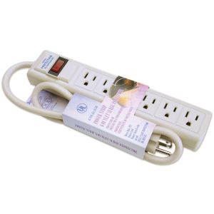 Power Strip Surge Protector with on and off 6 outlet