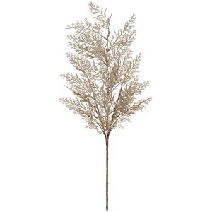 Christmas Decoration Iced Spray Brown Cedar Pick 28.5 inch