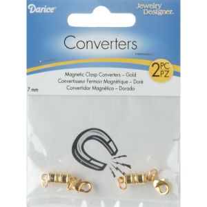 Magnetic Clasps 7mm 2 Per Pkg Gold