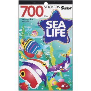 Sticker Book 9.5 X 6 Inches Sea Life