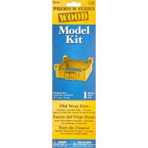 Wood Model Kit Fort 5.375 X 2.375 Inches