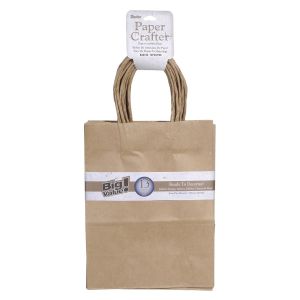 Paper Crafting Bags Natural 8 X 10.25 X 4.25 Inches