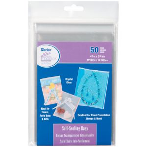 Plastic Self Sealing Bags 4.75 X 5.75 Inches Clear