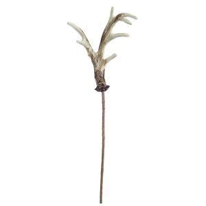 Antler Christmas Pick Natural 2 X 8 Inches