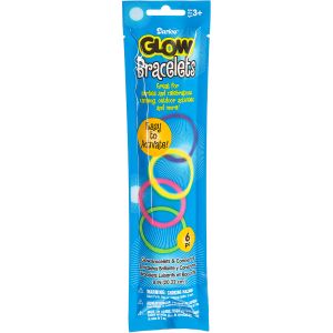 Darice Glow Sticks Bracelet 6 Foil Bag