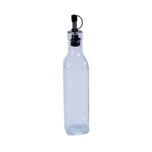 Darice Bottle with Pour Spout Clear Glass 9.5 Inches