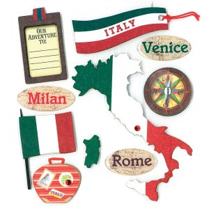 Italian Destination Grand Adhesions Stickers
