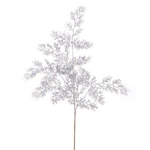 Cedar Spray Glitter Silver 12 X 24 Inches