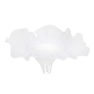 Bouquet Holder White Tulle 6 Inches With A 7 Inch Diameter