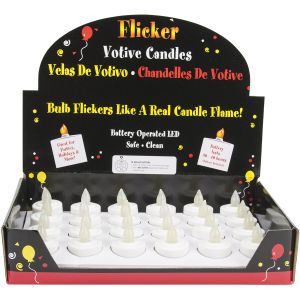 LED Votive Flicker Candle White