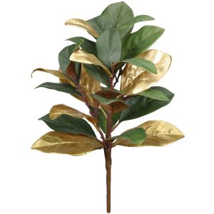 Magnolia Spray Green Gold 4 X 17 Inches
