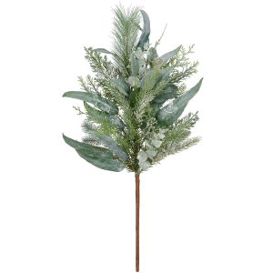 Christmas Decoration Iced Spray Pine Pick 14 x 28 Inch