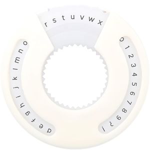 Small 0.375 Inches Sans Serif Font Wheel Label It
