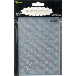 Embossing Folder Swirl Background 4.25 X 5.75 Inches
