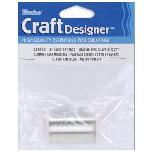 Beading Wire 34 Gauge 24 Yard Silver