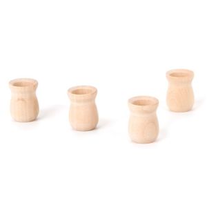 Wood Turning Shapes Candle Cup 1 Inches
