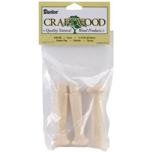 Wood Turning Shapes Shaker Peg 2.5 Inches