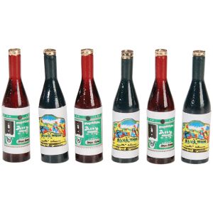 Timeless Miniatures Wine Bottles 6 Per Pkg