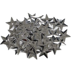 5 8 Inch Silver Star Sequins