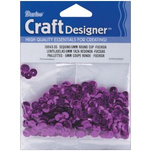 Cupped Sequins Fuchsia 5mm?