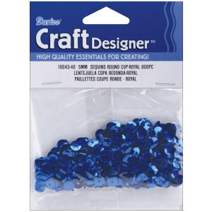 5mm Royal Blue Cup Sequins