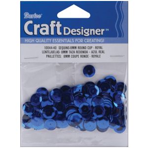 8mm Royal Blue Cup Sequins