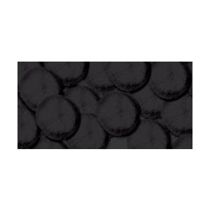 Acrylic Pom Poms Black 1.5 Inches
