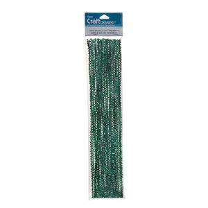 Tinsel Stems 3mm Emerald Green