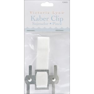 Wristlet Kaber Clip White Elastic