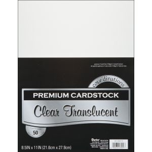 Smooth Cardstock 8.5 X 11 Inches Vellum