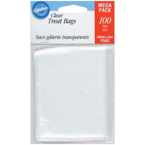 Wilton Treat Bags 3X4 Inch Clear 1 Pack of 6 Piece