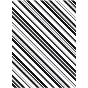 Embossing Folder Stripe Background 4.25 X 5.75 Inches