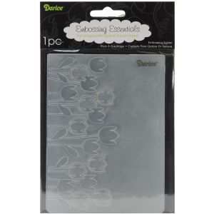 Embossing Folder Spring Tulip 4.25 X 5.75 Inches