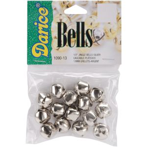 Jingle Bells Silver 0.5 Inch