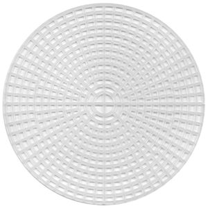 Plastic Canvas Shape Circles 6 Inches Clear