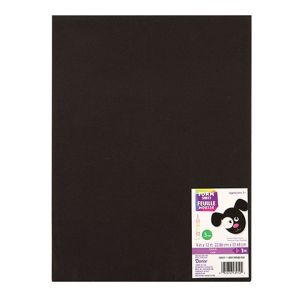 Foam Sheet Black 3mm thick 9 X 12 Inches