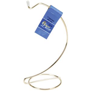 Metal Easel With Loop Gold 7 Inches