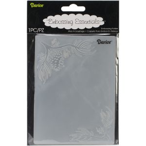 Darice Embossing Folder 4.25 inch X5.75 inch Pine Branches