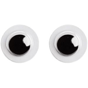 Darice Eye 2 Sticky Back Wiggle Eyes 2 Pack 2 inch Black