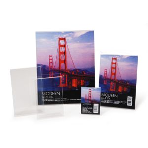 L Shape Frame Vertical Clear 3.5 X 5 Inches