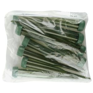 Single Stem Water Picks 4.75 Inches Green