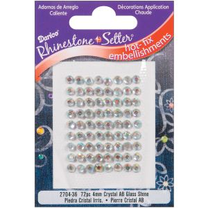 Darice Glass Stone Crystal 4mm 72 Piece Multicolor